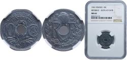 World Coins - France Vichy French State 1941 10 Centimes (Lindauer) Zinc Paris Mint (235875200) 2.5g NGC MS 64 Franc 2014 140/2 KM 896