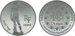 World Coins - France Fifth Republic 1996 10 Francs David by Michelangelo