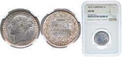 World Coins - Great Britain United Kingdom 1872 1 Shilling - Victoria (1st portrait; 'Young Head') Silver (.925) Royal Mint (Tower Hill) (8897700) 5.66g NGC AU 58 KM 734 Sp 3902-7