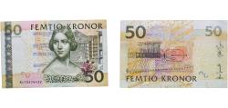 World Coins - Sweden Kingdom 2011 50 Kronor Paper XF  P 64