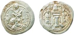 Ancient Coins - Persian Empires Sasanian Empire 420 - 438 AR Drachm - Bahram V Silver 4.16g AU