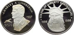 World Coins - United States Federal republic 1986 Medal Charles A. Lindbergh