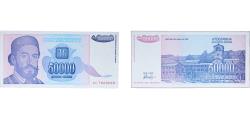World Coins - Yugoslavia Federal People's Republic 1993 50 000 Dinara Paper UNC P 130