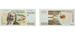 World Coins - Belgium Kingdom ND (1992-1996) 1000 Francs Paper AU  P 144 LA BFB-104