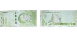 World Coins - Venezuela Bolivarian Republic 2019 20 000 Bolívares Paper UNC P 110 NCV bbcv20000bss-aa