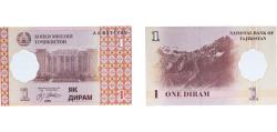 World Coins - Tajikistan 1999 1 Diram Paper UNC P 10