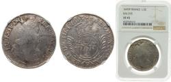 World Coins - France Kingdom 1693 P ½ Ecu - Louis XIV Silver (.917) Dijon Mint (370773) 13.725g NGC XF45 Top Pop Dy royales 1521 Ciani 1895