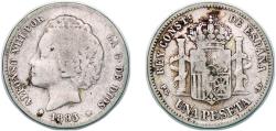 World Coins - Spain Kingdom 1893 
