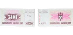 World Coins - Bosnia and Herzegovina 1992 500 Dinara Paper UNC P 14