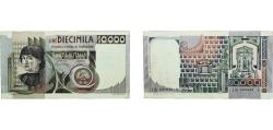 World Coins - Italy Republic 1976 10 000 Lire (del Castagno) Paper XF  P 106