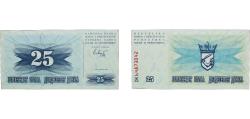 World Coins - Bosnia and Herzegovina Federal Republic 1992 25 Dinara Paper UNC  P 11