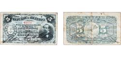 World Coins - Argentina 1891 5 Centavos Paper VF P 209 Bottero 1003 to 1011 Bauman CAJ-3