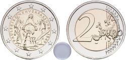 World Coins - Germany Federal Republic 2024 G 2 Euros (Constitution of St. Paul's Church) With a Plastic Capsule Bimetallic: nickel brass clad nickel centre in copper-nickel ring (Core: 75% Cu,