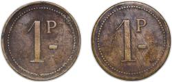 World Coins - Spain Early 20th century Token - Casino Brass 5.89g VF
