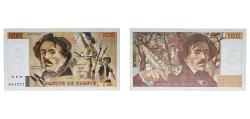 World Coins - France 1985 100 Francs - Delacroix (type 1978 modified) Paper XF P 154 Fay 69