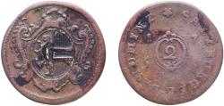 World Coins - Austria Bishopric of Salzburg Archduchy of Austria Holy Roman Empire 1759 2 Kreuzers - Sigismund von Schrattenbach Billon Salzburg Mint 0.98g VF Zöttl 3084