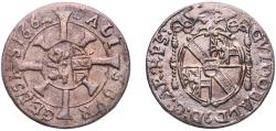 World Coins - Austria Bishopric of Salzburg Archduchy of Austria Holy Roman Empire 1662 1 Kreuzer - Guidobald von Thun Silver Alba Iulia / Karlsburg / Weißenburg / Gyulafehérvár Mint 0.79g XF