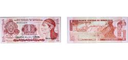 World Coins - Honduras Republic 1989 1 Lempira (Without vertical bar) Paper UNC P 68