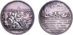 World Coins - Netherlands Dutch Republic 1714 Medal - Rotterdam Silver 15.23g VF