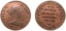 World Coins - Belgium Austrian Netherlands Possession 1788 2 Liards / 2 Oorden - Joseph II Copper Brussels Mint (728852) 7.5g VF KM 31
