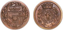 World Coins - Spain Kingdom ND Medal - University of Barcelona Bronze 52.63g UNC