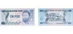 World Coins - Guinea-Bissau Republic 1990 100 Pesos Paper UNC P 11