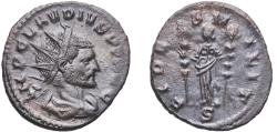 Ancient Coins - Rome Roman Empire 268 - 270 S BI Antoninianus - Claudius II (FIDES MILIT; Fides) Billon Mediolanum Mint 3.04g XF  RIC V.1 149 (a) OCRE ric.5.cg.149