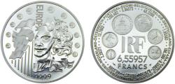 World Coins - France Fifth Republic 1999 655957 Francs