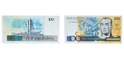 World Coins - Brazil Federative Republic of Brazil 1987 100 Cruzados Paper Casa da Moeda do Brasil Mint (40600000) UNC P 211 AI Notes C185 AI Notes C186 AI Notes C187 AI Notes C188