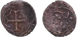 World Coins - France Kingdom 15th Century Double tournois Billon 0.88g VF