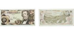 World Coins - Austria Second Republic 1967 20 Schilling Paper XF  KK Banknoten 250 P 142 TBB 246