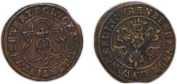 World Coins - Germany Free imperial city of Nürnberg Holy Roman Empire ND Token Brass 2.1g VF