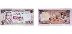 World Coins - Morocco Kingdom AH1390 - 1970 10 Dirhams Paper VF P 57