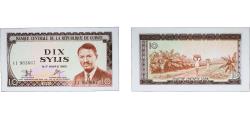 World Coins - Guinea Republic 1971 10 Sylis Paper UNC P 16