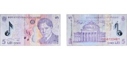 World Coins - Romania Republic 2005 5 Lei Polymer XF P 118