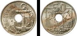World Coins - Spain Nationalist Government 1949 