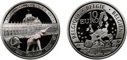 World Coins - Belgium 2010 10 Euros - Albert II (African Museum) Silver (.925) Royal Mint of Belgium (20000) 18.78g PF  KM 290 LA BEM-11.16