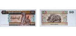 World Coins - Myanmar 1997 50 Kyats Paper UNC P 73