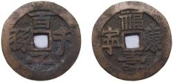 Ancient Coins - China 1644-1911 Qing Dynasty Lucky Charms 'Fu shou kang ning' 'Bai zi qian sun' 9.86g VF