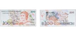 World Coins - Brazil Federative Republic of Brazil 1990 100 Cruzeiros (3rd edition) Paper (104500000) UNC P 228 AI Notes C214