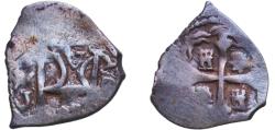 World Coins - Mexico Spanish colony 1707 - 1723 Mo J ½ Real - Felipe V Wonderful patina Silver (.931) Mexico City Mint 1.58g VF  KM 24
