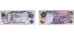World Coins - Philippines Republic 1978 100 Piso (Ang Bagong Lipunan; Seal type 4) Paper (90% Cotton, 10% Linen) UNC P 164