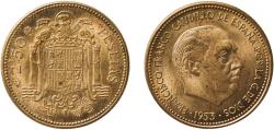 World Coins - Spain Nationalist Government 1953 