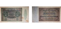 World Coins - Germany Weimar Republic 1923 500 000 Mark (Reichsbanknote) Paper XF  P 88