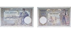 World Coins - Yugoslavia Kingdom 1929 100 Dinara Paper XF  P 27