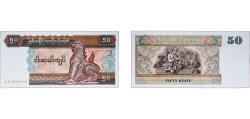 World Coins - Myanmar Union 1997 50 Kyats Paper UNC  P 73