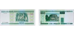 World Coins - Belarus Republic 2000 100 Roubles Paper UNC P 26