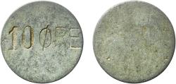 World Coins - Norway Kingdom ND Token -10 Öre  Nickel 3.18g XF