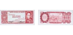 World Coins - Bolivia Republic 1962 100 Pesos Bolivianos Paper UNC P 164A