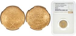 World Coins - Spain Kingdom 1948 1 Peseta (Naval) Aluminium bronze (92.5% copper, 7.5% aluminium) 3.5g NGC MS 63 Aureo 45.1